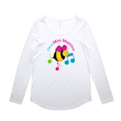 Adults Long Sleeve Mini Maestros Cotton Top - Black 2