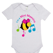 Baby Organic Romper - I'm a Mini Maestro
