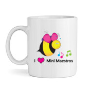 I Love Mini Maestros - High quality ceramic white mug
